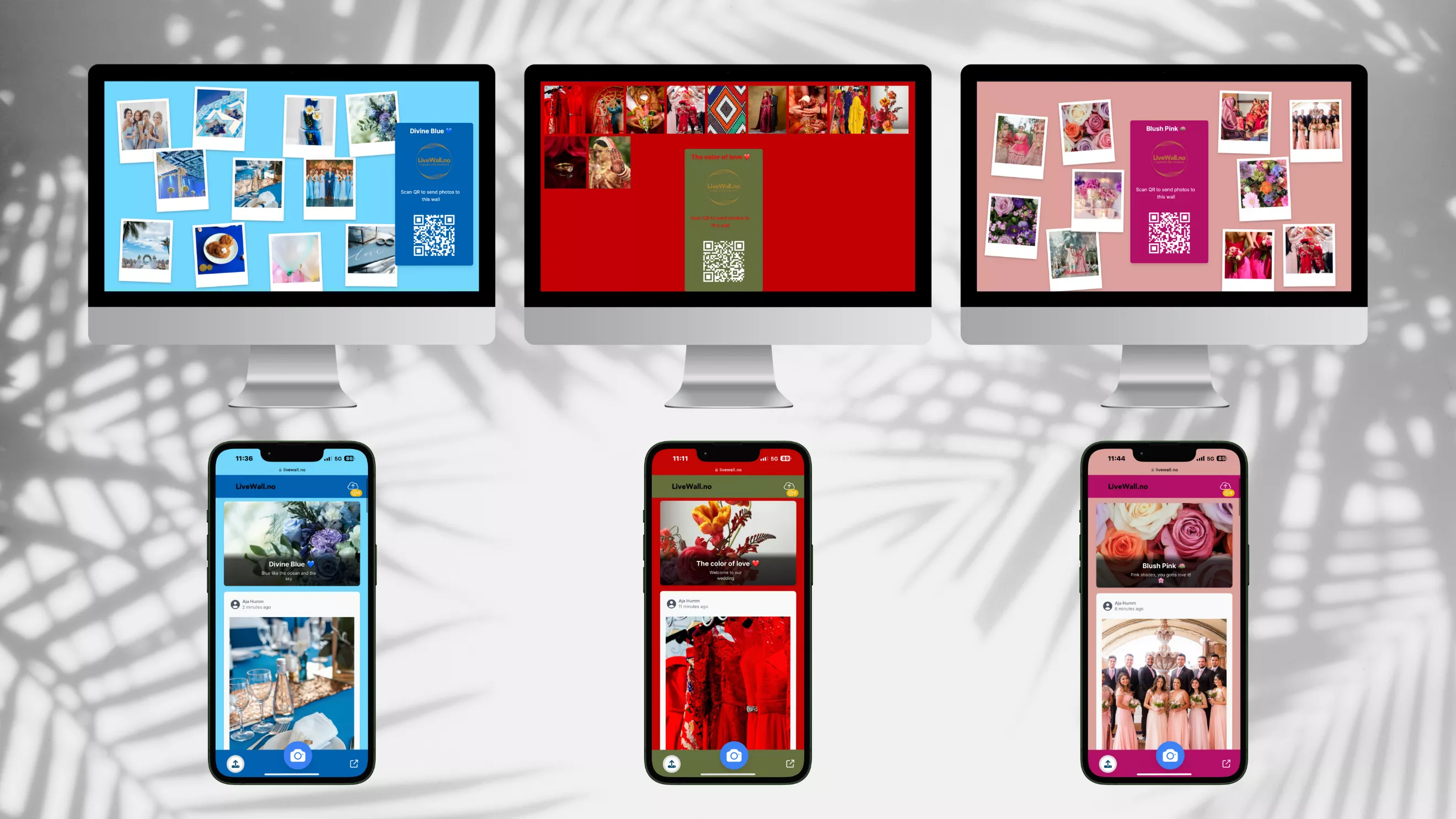 Theming your LiveWall to match your wedding design